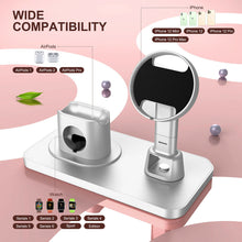 Load image into Gallery viewer, 3 in 1 Charging Station Magnetic Safe Charger Stand Dock for for iPhone 12