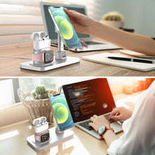 Load image into Gallery viewer, 3 in 1 Charging Station Magnetic Safe Charger Stand Dock for for iPhone 12
