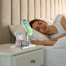 Load image into Gallery viewer, 3 in 1 Charging Station Magnetic Safe Charger Stand Dock for for iPhone 12