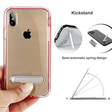 Load image into Gallery viewer, iPhone 11 Clear TPU Shockproof Armor Case with Magnetic Stand