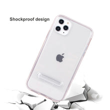 Load image into Gallery viewer, iPhone 11 Clear TPU Shockproof Armor Case with Magnetic Stand