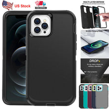 Load image into Gallery viewer, Hybrid Heavy Duty Shockproof Case Cover For iPhone 12 Pro Max