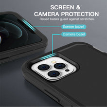 Load image into Gallery viewer, Hybrid Heavy Duty Shockproof Case Cover For iPhone 12 or 12 Pro