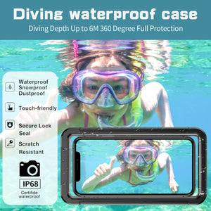 Universal 6m Waterproof Underwater Case Cover For iPhone and Samsung phone