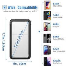 Load image into Gallery viewer, Universal 6m Waterproof Underwater Case Cover For iPhone and Samsung phone