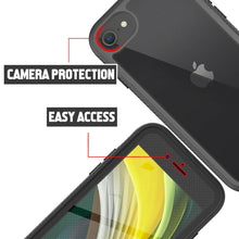Load image into Gallery viewer, Slim Shockproof Clear Cover Case for iPhone 6 6s 7 8 SE with Screen Protector