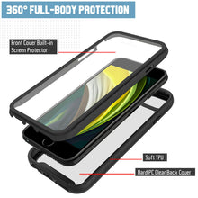 Load image into Gallery viewer, Slim Shockproof Clear Cover Case for iPhone 6 6s 7 8 SE with Screen Protector
