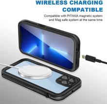 Load image into Gallery viewer, iPhone 13 Waterproof Snowproof Dustproof Shockproof IP68 Certified Fully Sealed Underwater Protective Case Cover