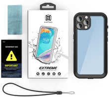 Load image into Gallery viewer, iPhone 13 Waterproof Snowproof Dustproof Shockproof IP68 Certified Fully Sealed Underwater Protective Case Cover
