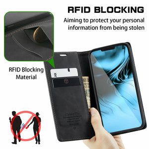 iPhone 13 Pro Wallet Credit Card Holder Leather Flip Stand Cover Case