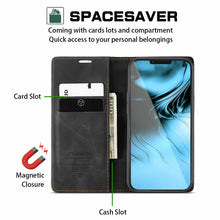 Load image into Gallery viewer, iPhone 13 Pro Max Wallet Credit Card Holder Leather Flip Stand Cover Case