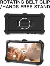 Load image into Gallery viewer, iPhone 13 Case with Belt-Clip Holster and Screen Protector Heavy Duty Protective Phone Cover