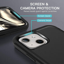 Load image into Gallery viewer, iPhone 13 Case with Belt-Clip Holster and Screen Protector Heavy Duty Protective Phone Cover