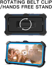 Load image into Gallery viewer, iPhone 13 Pro Case with Belt-Clip Holster and Screen Protector Heavy Duty Protective Phone Cover