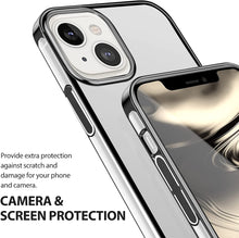 Load image into Gallery viewer, iPhone 13 Clear Slim Thin Case with Kickstand Ring Holder Hard PC Back Transparent Protective Phone Cover