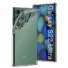 Load image into Gallery viewer, Samsung Galaxy S22 Clear Case Crystal Shockproof Soft TPU Cover