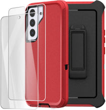 Load image into Gallery viewer, Galaxy S22 Ultra Heavy Duty Drop Protection Full Body Rugged Shockproof DustProof Military Grade Holster Case with Belt Clip and Screen Protector