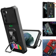 Load image into Gallery viewer, Samsung Galaxy S21 Shockproof Wallet Stand Slide Camera Cover Case with Car Mount