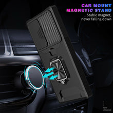 Load image into Gallery viewer, Samsung Galaxy S22 Shockproof Wallet Stand Slide Camera Cover Case with Car Mount