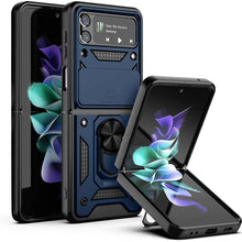 Load image into Gallery viewer, Samsung Galaxy Z Flip3 5G Case Heavy Duty Shockproof Ring Stand Camera Cover