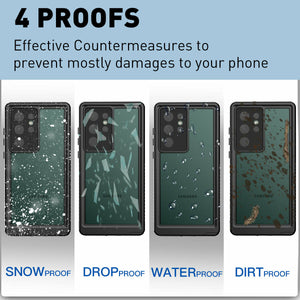 Samsung Galaxy S22 Ultra 5G Waterproof Shockproof Underwater Full Cover Case