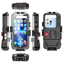 Load image into Gallery viewer, Waterproof iPhone Protective Case 98FT/30M Underwater Photography Housing Cover