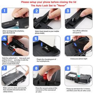 Waterproof iPhone Protective Case 98FT/30M Underwater Photography Housing Cover