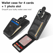 Load image into Gallery viewer, iPhone 13 PU Leather Wallet Card Holder Shockproof Stand Cover Case