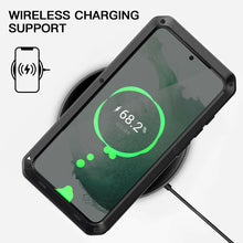 Load image into Gallery viewer, Samsung Galaxy S22 or S22 Plus METAL Shockproof Aluminum HEAVY DUTY Hard Case with Glass Screen Protector