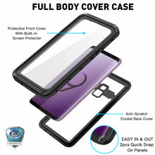 Load image into Gallery viewer, Samsung Galaxy S9 Waterproof Case Shockproof Full Cover with Screen Protector
