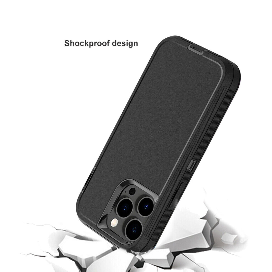 iPhone 14 Rugged Heavy Duty Shockproof Hybrid Protection Case
