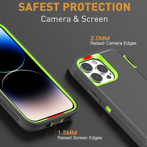 iPhone 14 Rugged Heavy Duty Shockproof Hybrid Protection Case