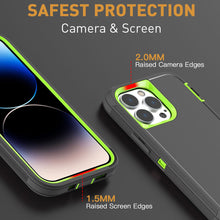 Load image into Gallery viewer, iPhone 14 Pro Rugged Heavy Duty Shockproof Hybrid Protection Case