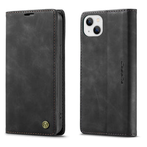 Copy of iPhone 14 Pro Max Flip Leather Wallet Case Protective Cover Case