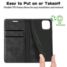 Load image into Gallery viewer, iPhone 14 Flip Leather Wallet Protective Cover Case