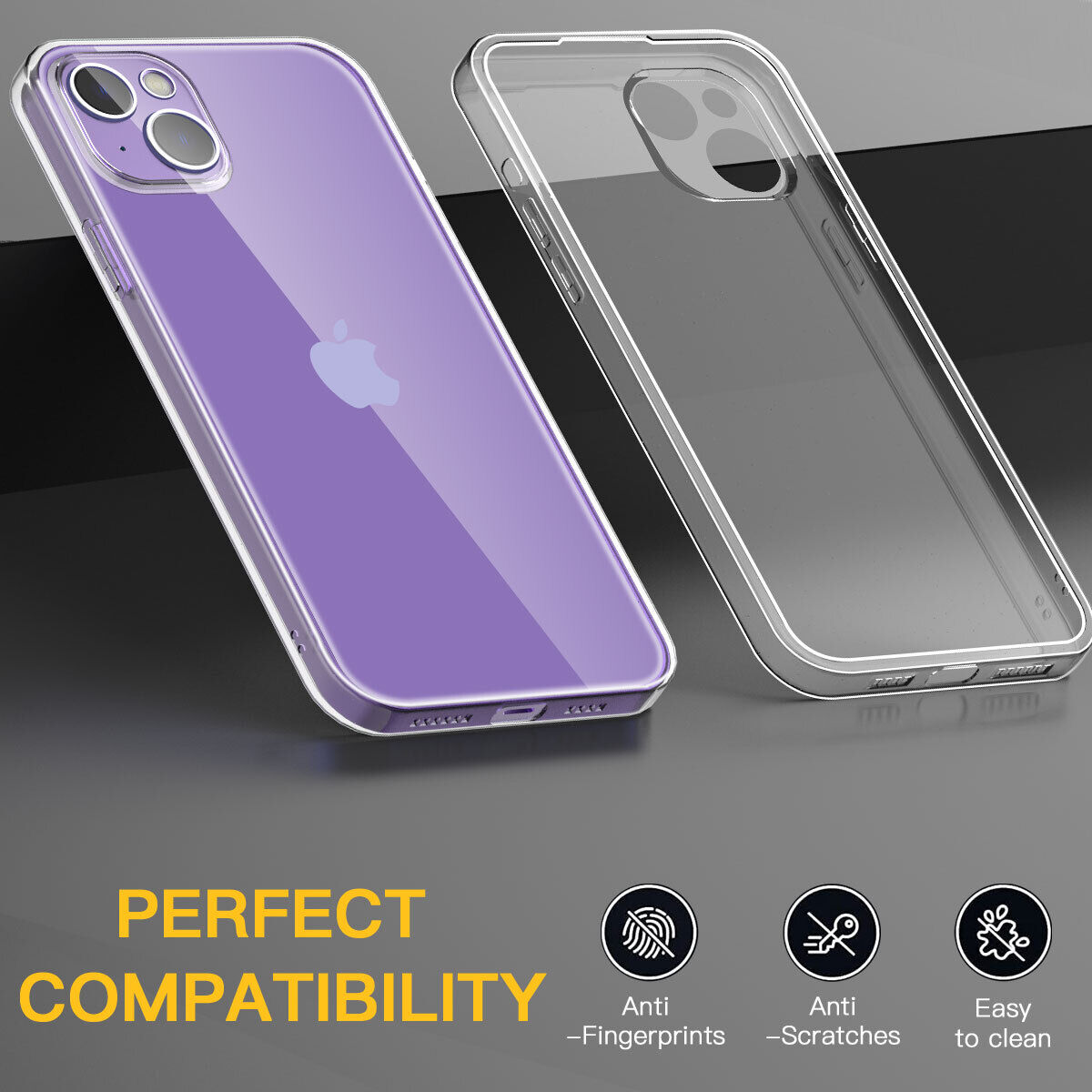 iPhone 14 Pro Max Slim TPU Shockproof Protective Cover Case