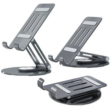 Load image into Gallery viewer, Foldable Rotation Aluminum Holder Mount Stand for Phone or Tablet