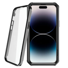 Load image into Gallery viewer, iPhone 14 Pro Rugged Shockproof Stand Case with Screen Protector