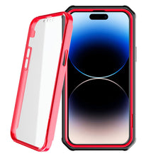 Load image into Gallery viewer, iPhone 14 Rugged Shockproof Stand Case with Screen Protector