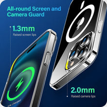 Load image into Gallery viewer, Clear Hybrid Magnetic MagSafe Cover Case For Apple iPhone 14