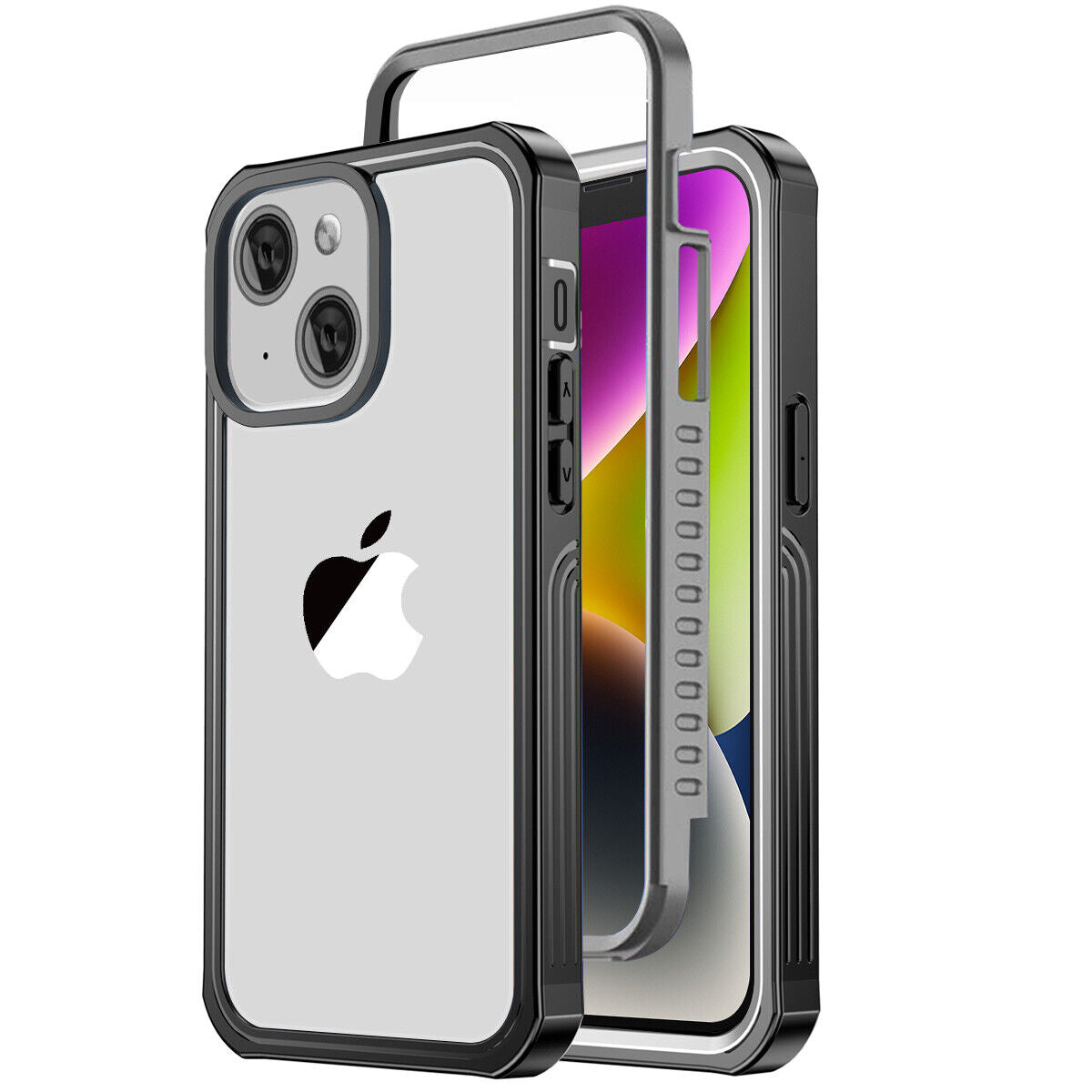 Heavy Duty Shockproof Case with Screen Protector for iPhone 14/Pro/Plus/Pro Max