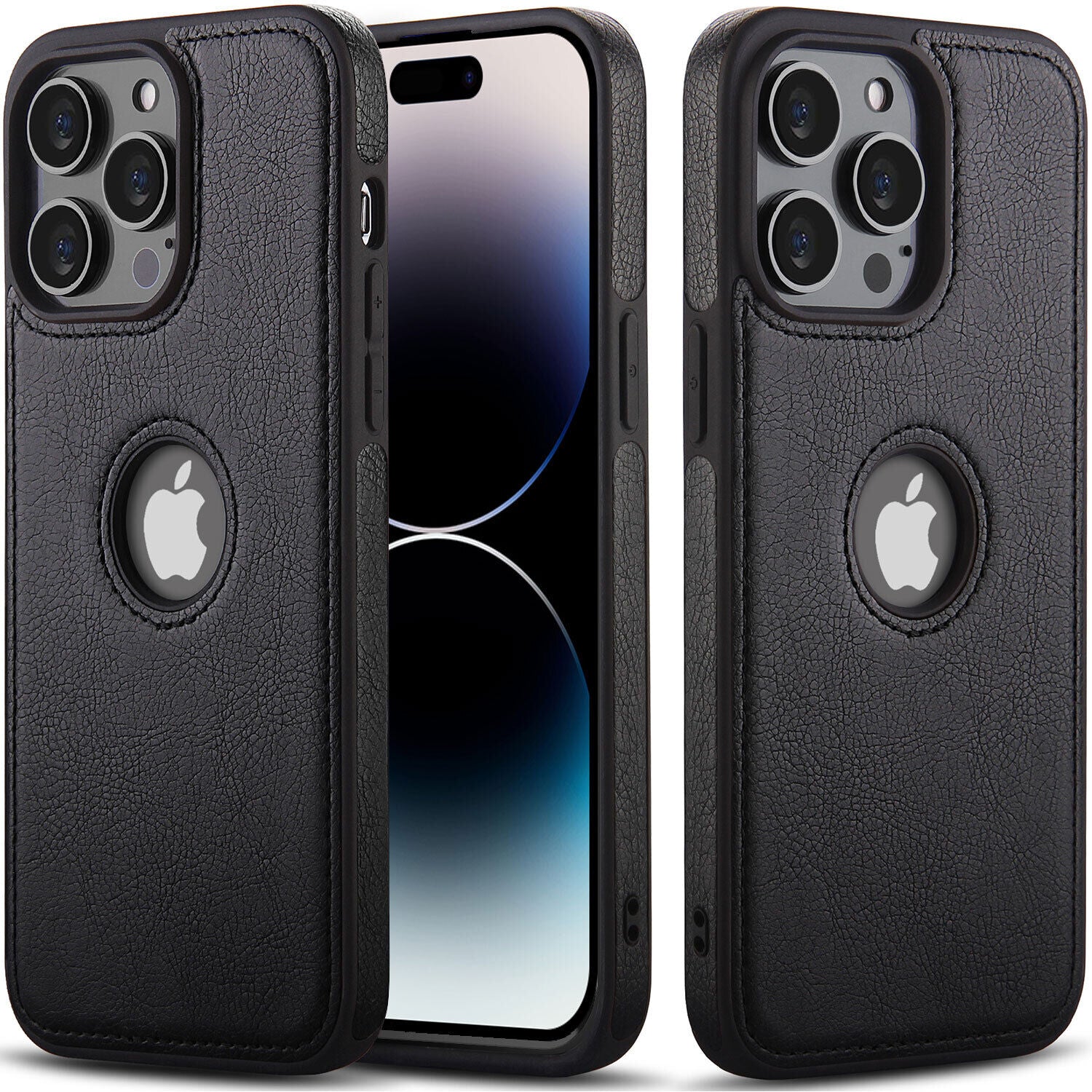 Slim Leather Shockproof Heavy Duty Thin Case for iPhone 14/Pro/Plus/Pro Max