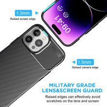 Load image into Gallery viewer, iPhone 14 Pro Slim Carbon Fiber Shockproof Cover Case