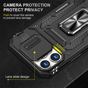 iPhone 14 Plus Shockproof Heavy Duty Case with Ring Stand