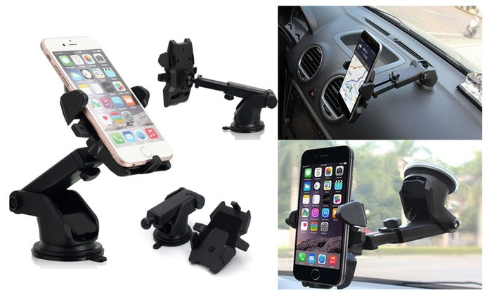 Car Holder Windshield Mount Bracket for Mobile CellPhone or GPS