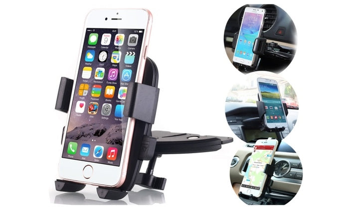 CD Slot Car Stereo Smart Phone Mount Holder