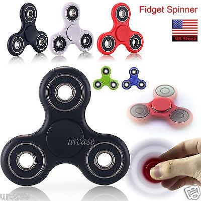 Tri Fidget Hand Spinner Focus Desk Toy EDC ADHD Autism KIDS ADULT