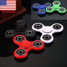 Load image into Gallery viewer, Tri Fidget Hand Spinner Focus Desk Toy EDC ADHD Autism KIDS ADULT