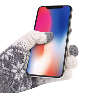 AICase Touch screen Gloves Cashmere Winter Warm Thick Knit