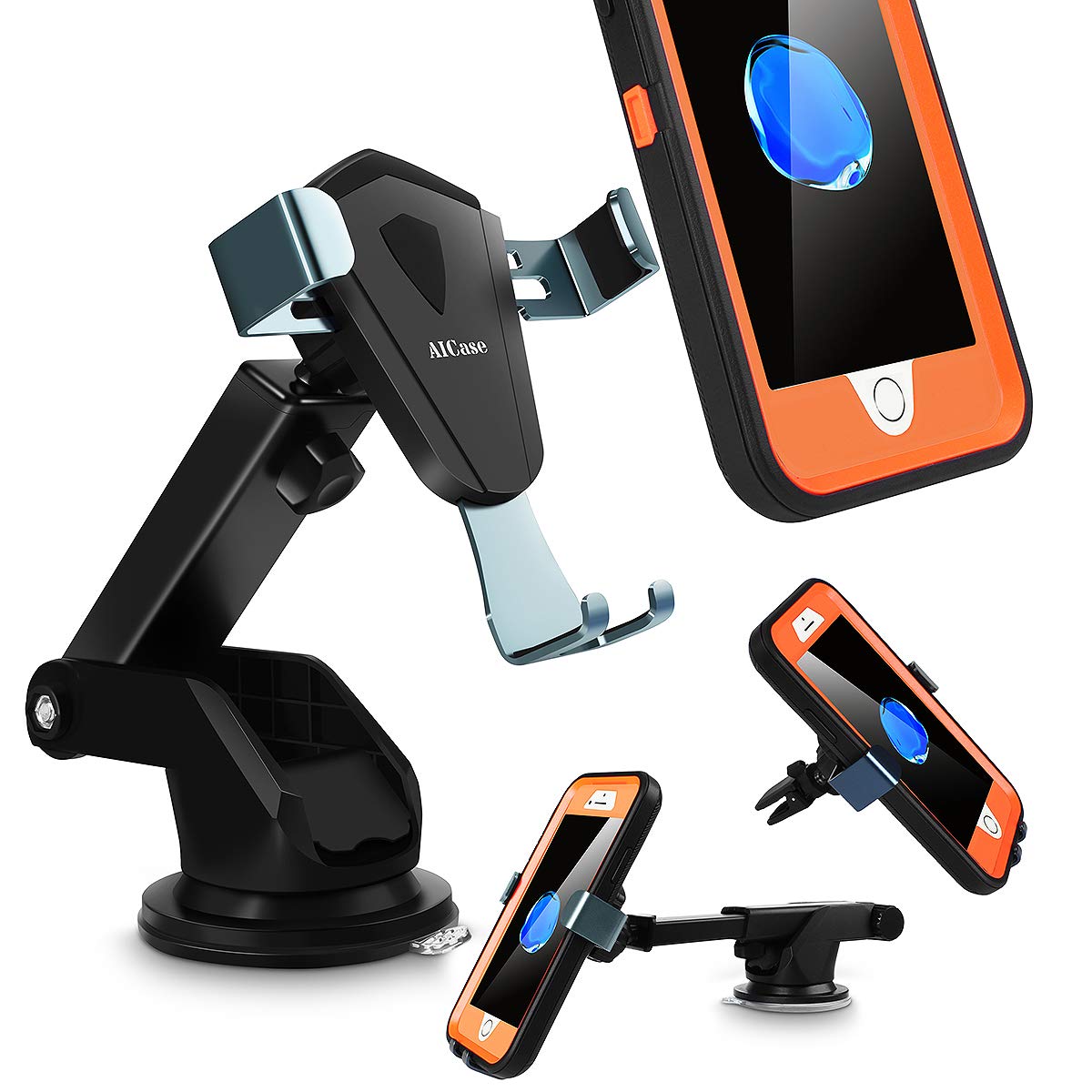 Car Phone Mount Dashboard & Windshield Holder